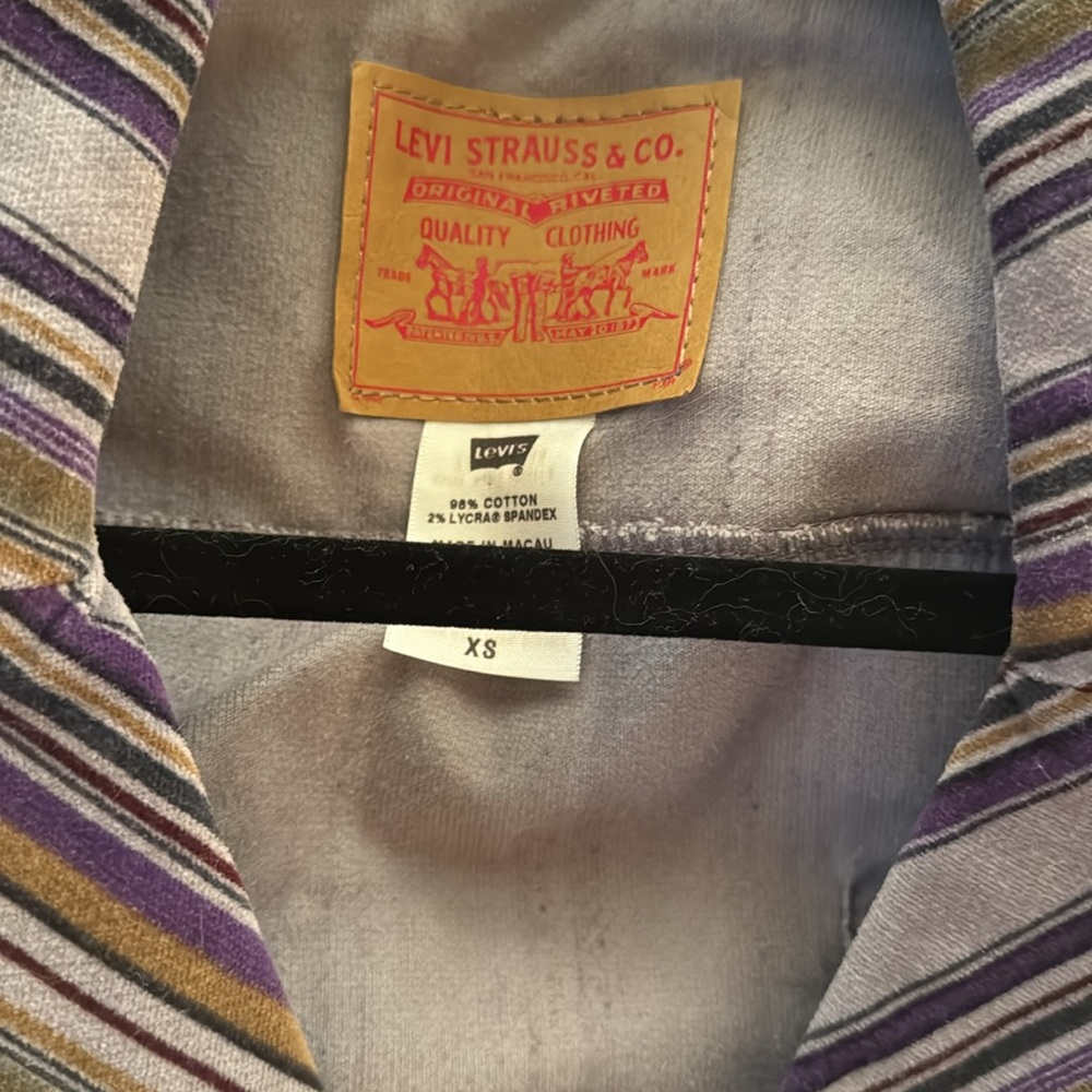 Levi's Striped Blazer 70’s Jacket - Picture 4 of 5